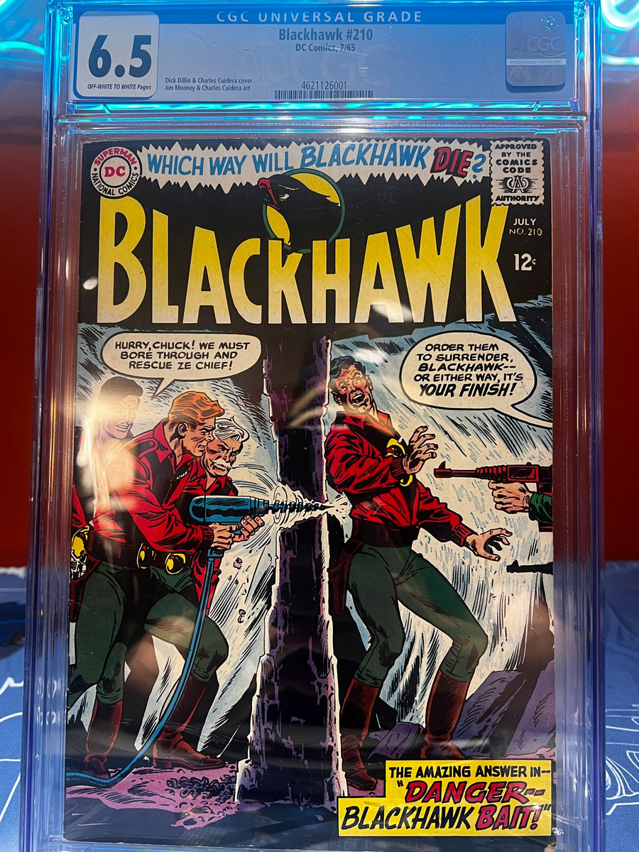 Blackhawk #210 CGC 6.5 front cover