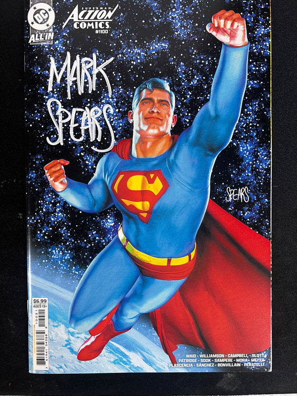 Action Comics #1100 (DC, 2026) — Mark Spears Variant — Signed by Mark Spears