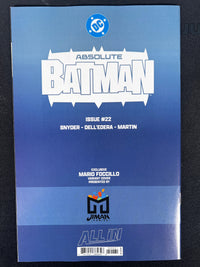 Absolute Batman  #22 front cover &mdash; photo 2