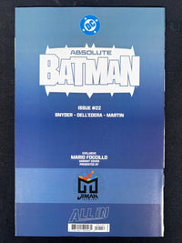 Absolute Batman  #22 front cover &mdash; photo 2